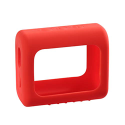 WERICO Funda de silicona para JBL go 3 Altavoz Bluetooth portátil impermeable, manga protectora ultraligera portátil con mosquetón (rojo) precio