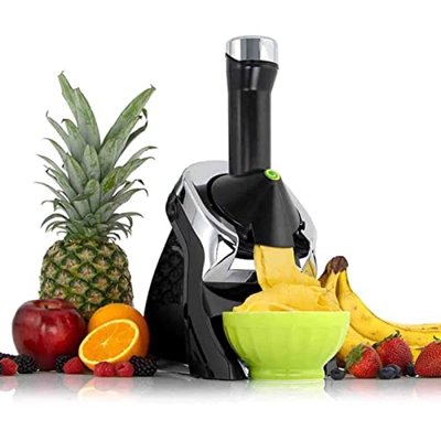 MMWZGL Máquina para Hacer Helados, Fácil de Limpiar y Usar, Operación con un Botón, Silenciosa, Hace Helado para 2-4 Personas en Menos de 30 Minutos