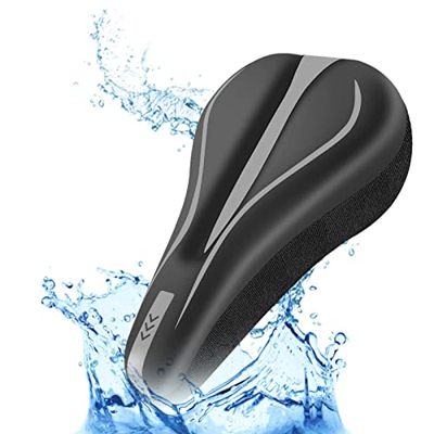 WOTEG Cubierta de Asiento de Bicicleta | Funda de Asiento de Ciclismo Acolchada - Funda para Almohadilla de Bicicleta Resistente a la abrasión para Mu