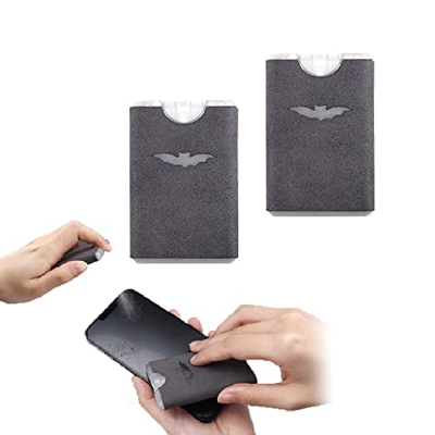 Yoope Portable Reusable 2 in 1 Screen Cleaner & Microfiber Cloth, Screen Cleaner Spray for Electronic Devices-2pcs