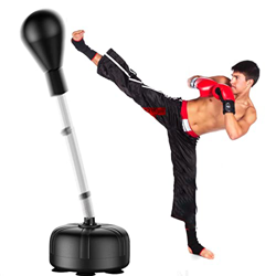 Saco De Boxeo Cobra Bag Fitness Reflex Bag Target Evade Equipo De Entrenamiento Vaso Doméstico Vertical Saco De Arena para Niños Y Adultos (Color : Bl en oferta