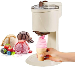 Cakunmik Máquina de Hielo con compresor, máquina de Helado Suave para el hogar, película de Aluminio en la máquina de Calidad de Alimentos congelado,  características