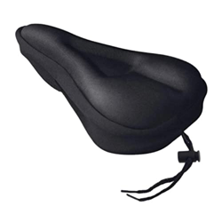 ZHOUFENG Asiento de Bicicleta Cubierta de cojín de Ciclo Suave 3D Ciclo de Bicicleta Extra Comfort Sylica Gel Gel Cushion Coushion Cubierta Compatible características