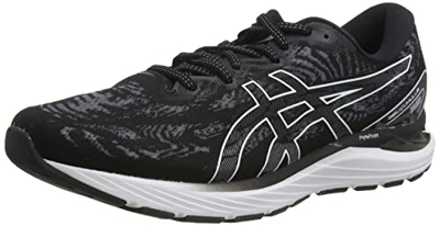 Asics Gel-Cumulus 23, Road Running Shoe Hombre, Black/White, 45 EU