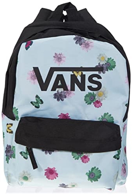 Vans Mochila Realm, diseño de Mariposas y Flores, Talla única Unisex niños
