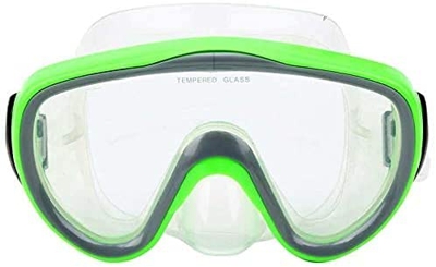 QHYTL Máscara Facial Completa Buceo Máscaras de Buceo Máscara de esnórquel Vidrio Templado de Silicona Gafas de natación Máscara de Buceo subacuática 