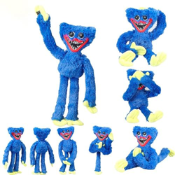 Poppy Playtime Huggy Wuggy Muñeco de Peluche de Nuevo Juego Monstruo Feo Azul, y Kissy Missy Rosa y Nuevo Multicolor 40CM (Huggy Wuggy) precio