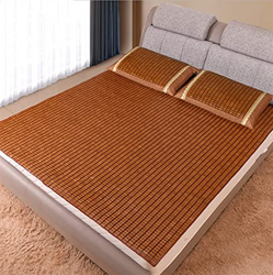 HCZS Cool Summer Colchoneta Plegable de bambú para Dormir Colchoneta de bambú carbonizada Transpirable Mahjong Colchón Cool Summer Sleeping, Lattice S características