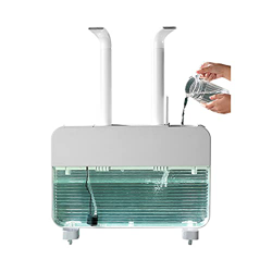 Humidificador comercial, humidificador de vapor frío de 60 W, 12 L humidificador para toda la casa,humidificador de vaporizador de aire de 600 ml/h co características