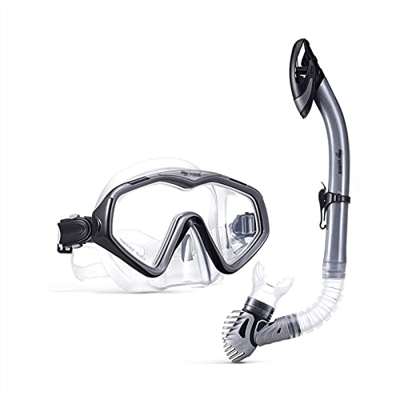 QHYTL Máscaras de Buceo Gafas de Snorkel Gafas Impermeables y antivaho de Silicona Equipo de Buceo HD Unisex Gafas de natación