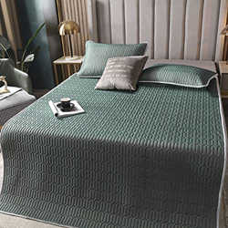 Colchoneta De Dormir De Verano - Colchoneta De Látex De Seda De Hielo, Juegos De Cama De 3 Piezas De Microfibra 100% Lavada, Almohadillas Suaves Y Tra características