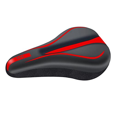 edcb Funda de cojín para Asiento de Bicicleta - Funda Antideslizante para cojín de Asiento de Ciclismo | Cubierta de Almohadilla de Bicicleta Equipo d