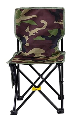 FMOPQ Silla Plegable para Acampar Silla de Campamento Silla Liviana para mochileros Silla portátil para Acampar con Colores de Camuflaje Silla Plegabl