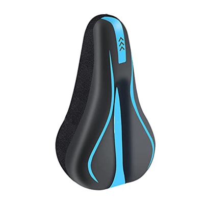 Pomrone Funda de cojín para Asiento de Bicicleta, Funda de Asiento amortiguadora para Bicicleta, Funda para sillín de Ciclismo Resistente al Desgaste,
