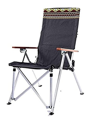 FMOPQ Silla Plegable al Aire Libre Silla de Campamento Silla de Camping Sillas al Aire Libre Brazo de Madera Descanso Playa Montaña Picnic Silla de Pl