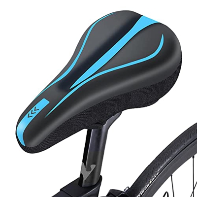 BAOGAO Funda para Asiento de Bicicleta,Funda de Asiento amortiguadora para Bicicleta | Cómodo cojín de Asiento para sillines de Bicicleta, Accesorios 