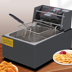 Freidora Comercial 10L/20L Freidora eléctrica 2500W Tanque único Tanque Doble Freidora eléctrica Encimera Acero Inoxidable Francés F precio