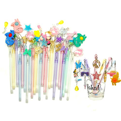 JZK 32 x Bolígrafo de tinta de gel negro bolígrafo de punta fina para niños, niñas y niños, regalo de cumpleaños, fiesta, fiesta, bolsa de relleno precio