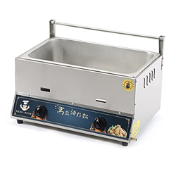 Freidora a Gas Freidora Profunda 12L Control de Temperatura Cesta de Aceite extraíble para Restaurante Comercial Encimera Cocina Familiar (Big s características