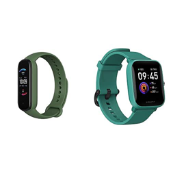 Amazfit Band 5 Smartwatch Tracker Fitness con Alexa + Amazfit Bip U Smartwatch Fitness Reloj Inteligente 60+ Modos Deportivos características