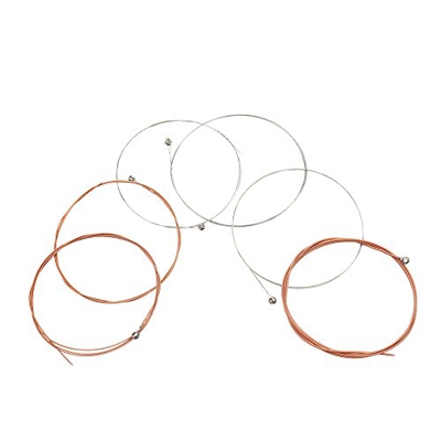 Harilla Juego de Repuesto de 6 Cuerdas de Guitarra para Piezas de Guitarra Acústica/folclórica A108