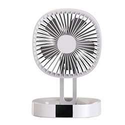 RJJ Ventilador Plegable Inicio Estudiante Dormitorio Mini Pequeño Ventilador Escritorio Mesa Mesa Techo Ventilador Piso Portátil Portátil Pequeño USB  en oferta
