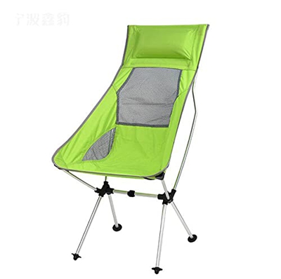 FMOPQ Silla portátil para Acampar Soporte de Marco de Acero Resistente 320 LBS, Espesar 900D Oxford Mesh Back Quad, fácil de ensamblar, Bolsa de Trans