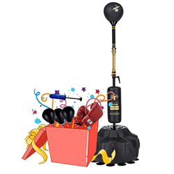 Boxeo Speed Ball Cobra Bag Equipo De Entrenamiento De Boxeo Fitness Reflex Bag Tumbler Saco De Boxeo Altura Ajustable/Gratis 4 Bolas De Repuesto Y Gua precio