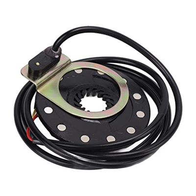 Dilwe Sensor de Asistencia de Pedal de Bicicleta Eléctrica, Sensor de Impulso de Pulso de Bicicleta Columna de Accesorios de Modificación de Bicicleta