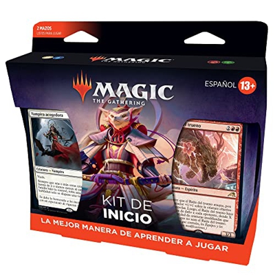 Kit de Inicio de 2022 de Magic: The Gathering, 2 mazos listos para Jugar, 2 Tarjetas con códigos para MTG Arena (Versión en Español)