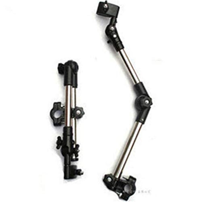 FMOPQ Soporte de Conector multiángulo para Paraguas, Conector Giratorio de Paraguas telescópico Plegable Soporte de Marco de Manillar para Bicicleta/M