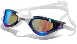 Bevis David Chapado Impermeable Profesional Transparente de Gafas de natación Anti-Fog de natación Anti-Fog for Mujeres con boggles de natación con Es en oferta