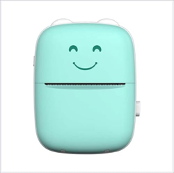 GUBAOPQLA Mini Portátil de Bolsillo Inalámbrico, BT Impresora térmica Banco de Potencia Función de Clip Diseño Etiqueta de recibo Memo Etiqueta AR Fot precio