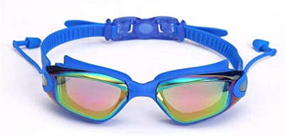 Bevis David Gafas de natación Gafas de natación Ajustables antifog UVA Protección de Gafas de natación for Hombres Adultos Unisex Mujeres jóvenes niño