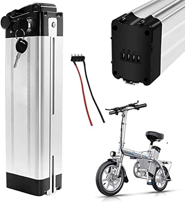 WILLQ Batería Ebike de 36V Batería Iones de Litio Bicicleta eléctrica 10Ah 15Ah para Motor de 100-500W Batería de Litio Bicicleta eléctrica Bloqueo de