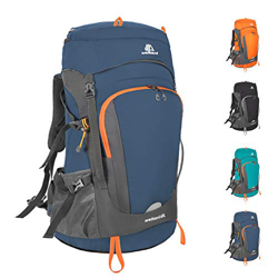 SKYSPER Mochila de Senderismo 50L, al Aire Libre Mochila de Senderismo Macutos Impermeable Ergonómica para Viajes Excursiones Acampadas Trekking Campi en oferta
