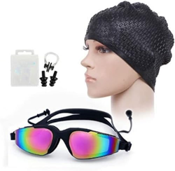 Bevis David Gafas de natación Gafas de natación Ajustables antifog UVA Protección de Gafas de natación for Hombres Adultos Unisex Mujeres jóvenes niño precio