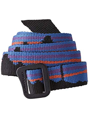 Patagonia Friction Cinturón, Unisex Adulto, Fitz Roy Belt/Black, Talla Única