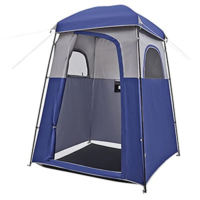 Rayblow Campaña Carpa De Ducha De Gran Tamaño Privacidad Portátil Acampar Al Aire Libre con Vestidor Cambiante De Piso Fácil Configuración Refugio De 