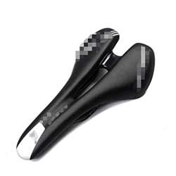 ZHOUFENG Asiento de Bicicleta 2019 Sponge Ligero Fiber Fiber Fiber Fiber MTB Bike Bike Saddle Bicycle Cushing Accesorios de Ciclismo (Color : Black1) en oferta