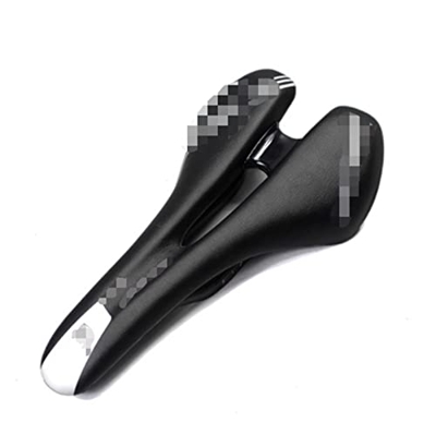 ZHOUFENG Asiento de Bicicleta 2019 Sponge Ligero Fiber Fiber Fiber Fiber MTB Bike Bike Saddle Bicycle Cushing Accesorios de Ciclismo (Color : Black1)
