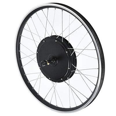 Luqeeg Kit Conversión Bicicleta Eléctrica, Rueda Bicicleta 48v 500w 700c, Controlador Bicicleta Eléctrica con Instrumento LCD Eléctrico Modificado par