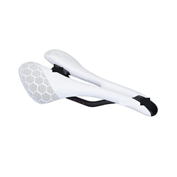 ZHOUFENG Asiento de Bicicleta Saddle De Bicicleta Hollow Bicycle Saddle 168g Fibra De Carbono Completa MTB Silla De Silla De Bicicleta De Carretera (C características