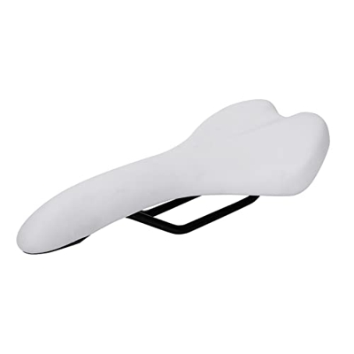 ZHOUFENG Asiento de Bicicleta White Mountain Road Bike Saddle Asiento cómodo de Ciclismo de Ciclismo a Prueba de Golpes for Bicicletas for Bicicletas 