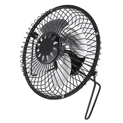 Ventilador con energía solar, mini ventilador solar portátil compacto, negro, 20 cm de diámetro, 6 V, 3,5 W, salida USB para viajes al aire libre, pic