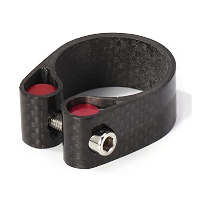 ZHOUFENG Asiento de Bicicleta Road Mountain Bike Saddle Postta de sillines Ligeros MTB Tubo de Asiento de liberación rápida de Fibra de Carbono de Bic
