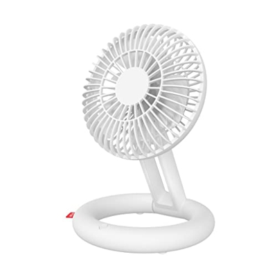 RJJ Escritorio inalámbrico Ventilador Plegable Ventilador Escritorio Mini retráctil Cabeza de Sacudida Ventilador Techo USB Suave Sonido circulación p