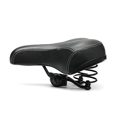 Asiento de bicicleta ZHOUFENG Road de asiento de asiento de silla de montar grande de amortiguación alta elástica Mtb Piezas de bicicleta de ciclismo 