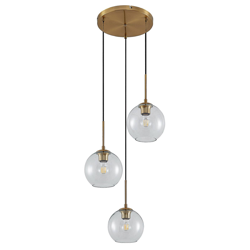 Lindby Tiruma lámpara colgante, 3 luces, redondo precio