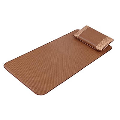 pujindu Estera De Dormir De Verano, Estera De Cama De Verano Doble Individual Plegable, Colchón para Dormir Cama Refrescante, para El Dormitorio De La